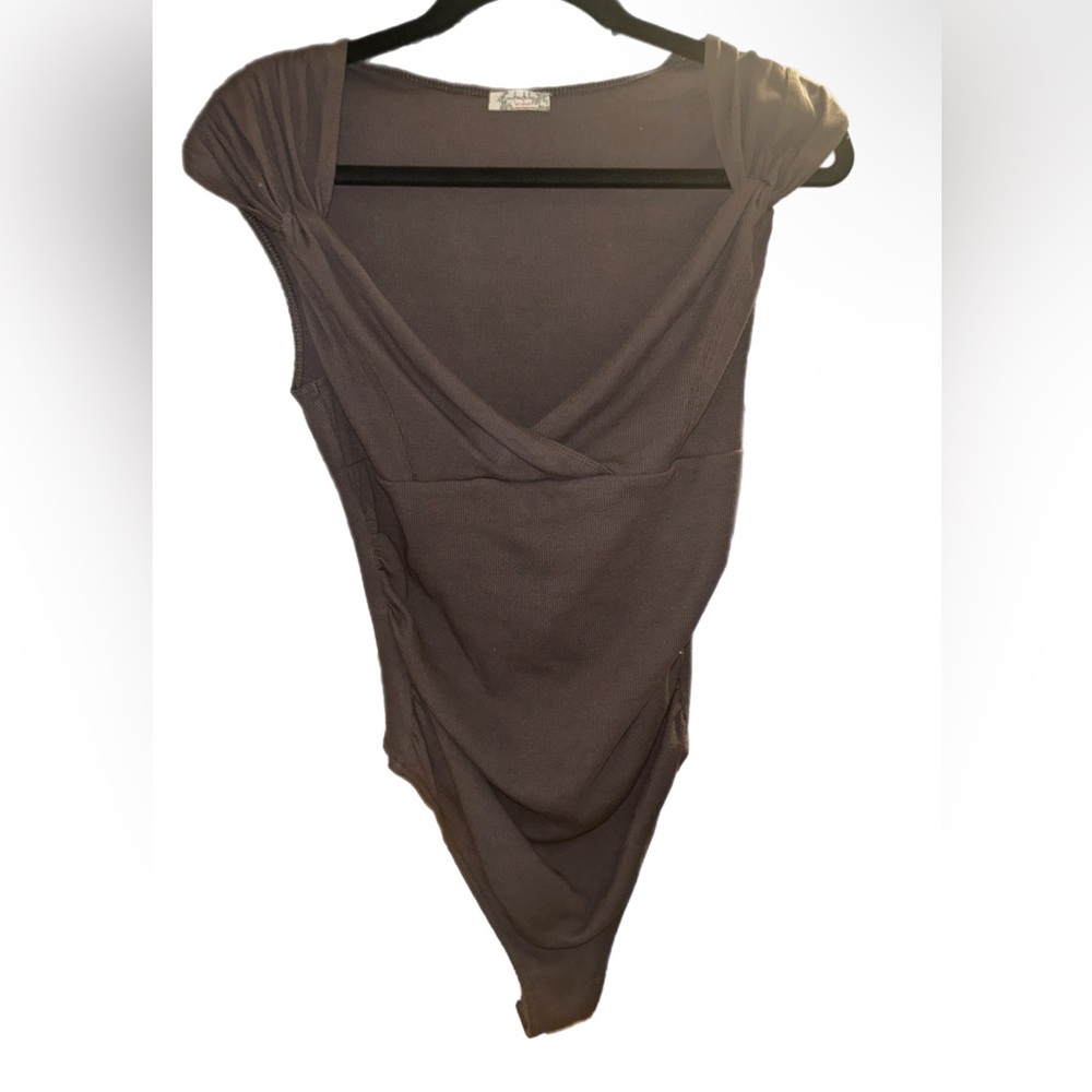 Free People Short-Sleeve Bodysuit